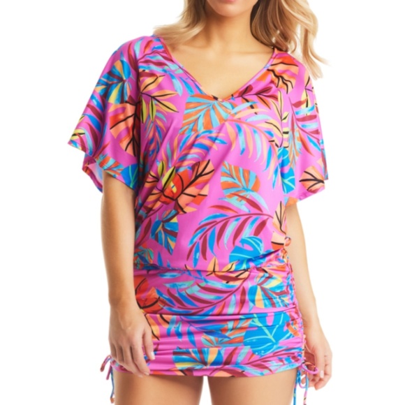 Bar III Other - Womens Printed Caftan Cover-up